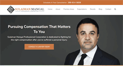 Desktop Screenshot of mangallaw.com